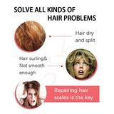 Magic Master Keratin Hair Treatment Set - 120ml Coconut Oil Keratin + Purifying Shampoo