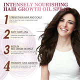 Onion Black Seed Hair Oil Spray for Natural Hair Care & Growth