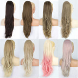 Platinum Ombre Long Wavy Ponytail Extension
