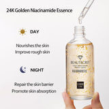 24K Gold Skincare Set: Face Essence, Cream, Mask, Eye Cream & Patch