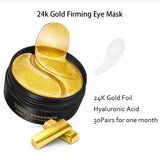 24K Gold Skincare Set: Face Essence, Cream, Mask, Eye Cream & Patch