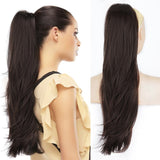 Platinum Ombre Long Wavy Ponytail Extension