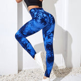 High Waist Seamless Tie Dye Leggings