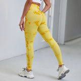 High Waist Seamless Tie Dye Leggings