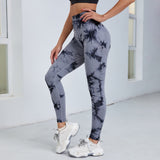 High Waist Seamless Tie Dye Leggings