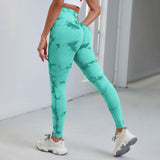High Waist Seamless Tie Dye Leggings