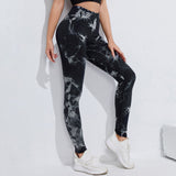 High Waist Seamless Tie Dye Leggings
