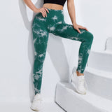 High Waist Seamless Tie Dye Leggings