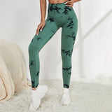 High Waist Seamless Tie Dye Leggings