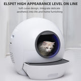 Wifi Automatic Smart Litter Box - Drawer Type Anti Splash Self Cleaning Litter Box