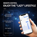 Wifi Automatic Smart Litter Box - Drawer Type Anti Splash Self Cleaning Litter Box