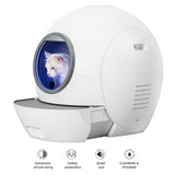 Wifi Automatic Smart Litter Box - Drawer Type Anti Splash Self Cleaning Litter Box