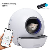 Wifi Automatic Smart Litter Box - Drawer Type Anti Splash Self Cleaning Litter Box