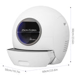 Wifi Automatic Smart Litter Box - Drawer Type Anti Splash Self Cleaning Litter Box