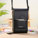 Buylor Soft Leather Women&#39;s Bag Wallets Touch Screen Cell Phone Purse Bags of Women Strap Handbag Female Crossbody Shoulder Bag