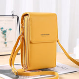 Buylor Soft Leather Women&#39;s Bag Wallets Touch Screen Cell Phone Purse Bags of Women Strap Handbag Female Crossbody Shoulder Bag