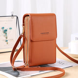 Buylor Soft Leather Women&#39;s Bag Wallets Touch Screen Cell Phone Purse Bags of Women Strap Handbag Female Crossbody Shoulder Bag