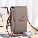 Buylor Soft Leather Women&#39;s Bag Wallets Touch Screen Cell Phone Purse Bags of Women Strap Handbag Female Crossbody Shoulder Bag