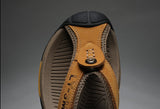 Cow Leather Anti-slip Men Beach Slippers | Sandals