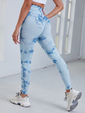 High Waist Seamless Tie Dye Leggings