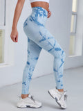 High Waist Seamless Tie Dye Leggings