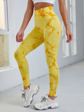High Waist Seamless Tie Dye Leggings