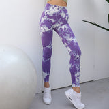 High Waist Seamless Tie Dye Leggings