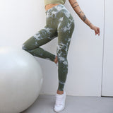 High Waist Seamless Tie Dye Leggings