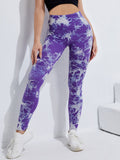 High Waist Seamless Tie Dye Leggings