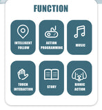 UKBOO RC Robot Dog | Dachshund Smart Educational Toy for Children