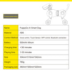 AI Puppy Toy Robot for Kids with Bluetooth and Remote Control App